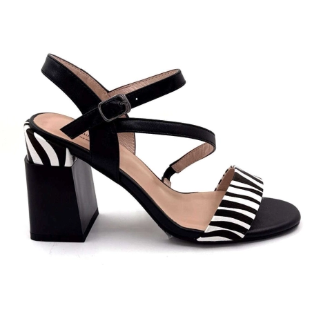 Métamorfose Talcy Cuir Noir Zebre TALCY - ZEBRE Printemps Eté 2025