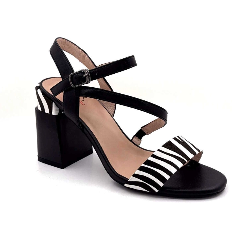 Métamorfose Talcy Cuir Noir Zebre TALCY - ZEBRE Printemps Eté 2025
