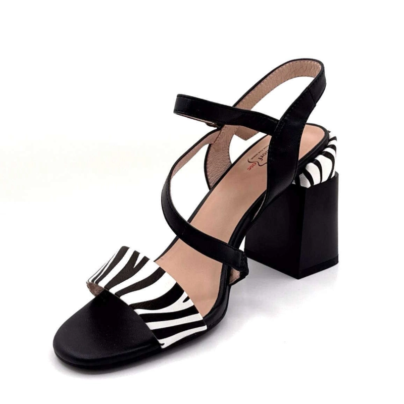 Métamorfose Talcy Cuir Noir Zebre TALCY - ZEBRE Printemps Eté 2025