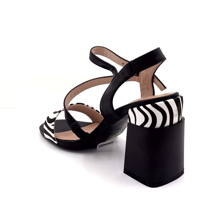 Métamorfose Talcy Cuir Noir Zebre TALCY - ZEBRE Printemps Eté 2025