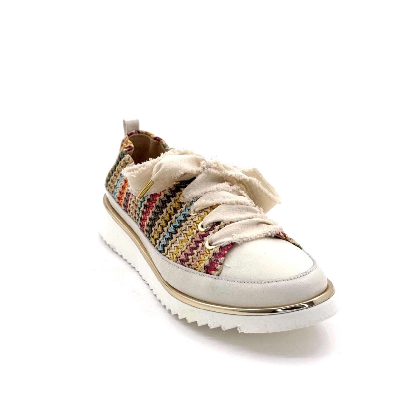 XSA 8010 Maori Cuir Blanc Rafia Multicolore 8010 MAORI - MULTICOLOR - NAPPA Printemps Eté 2025