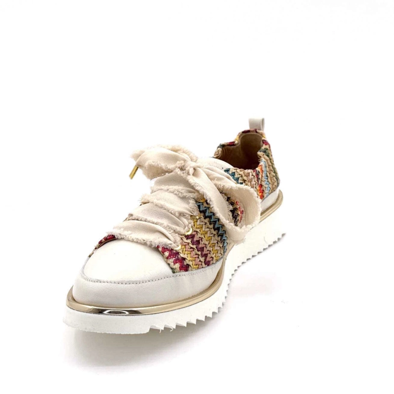 XSA 8010 Maori Cuir Blanc Rafia Multicolore 8010 MAORI - MULTICOLOR - NAPPA Printemps Eté 2025