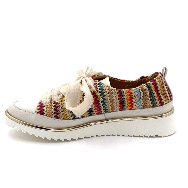 XSA 8010 Maori Cuir Blanc Rafia Multicolore 8010 MAORI - MULTICOLOR - NAPPA Printemps Eté 2025