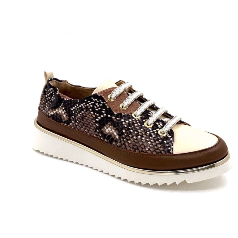 XSA 8010 Cuir Marron Pitone 8010 PITONE - SABBIA PERLATO PAN Printemps Eté 2025