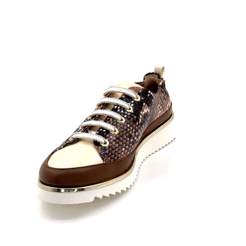 XSA 8010 Cuir Marron Pitone 8010 PITONE - SABBIA PERLATO PAN Printemps Eté 2025