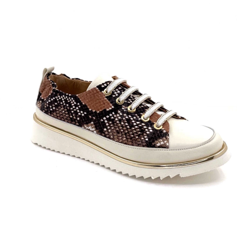 8010 pitone Ivoire Chaussures