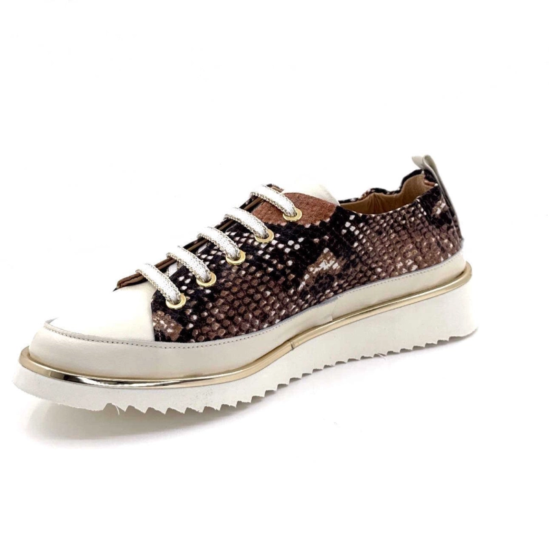 8010 pitone Ivoire Chaussures