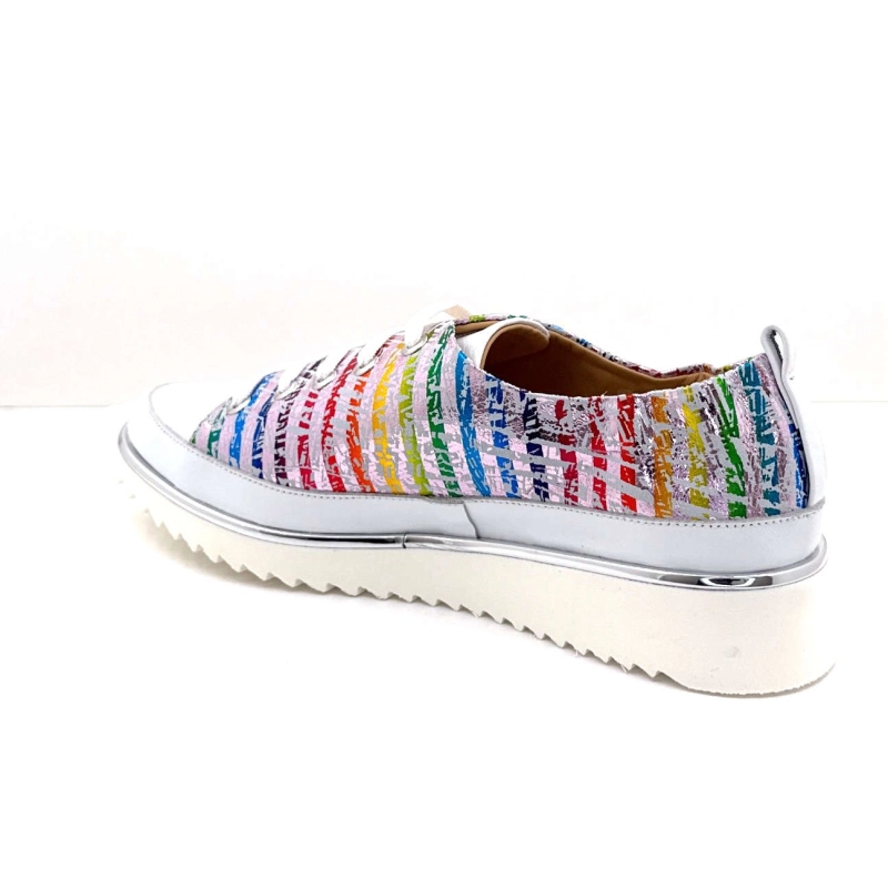XSA 8010 Imprimée Cuir Blanc Argent Multicolore 8010 IMPRIME 11 - NAPPA BIANCO - Printemps Eté 2025
