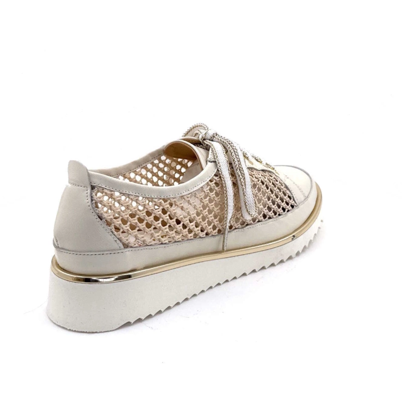 XSA 9702 Miglio Cuir Beige Textile Résille 9702 MIGLIO - 100 - SABB NAPPA 3 Printemps Eté 2025