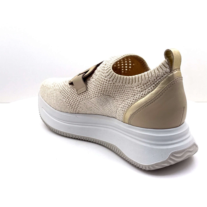 Softwaves 9.13.03/001 Textile Blanc Cassé Paillette 9.13.03 / 001 - MAGLIA SAND - PO Printemps Eté 2025