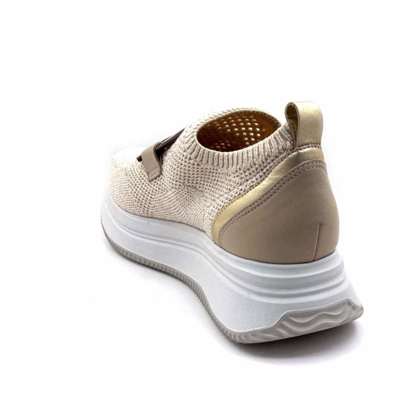 Softwaves 9.13.03/001 Textile Blanc Cassé Paillette 9.13.03 / 001 - MAGLIA SAND - PO Printemps Eté 2025