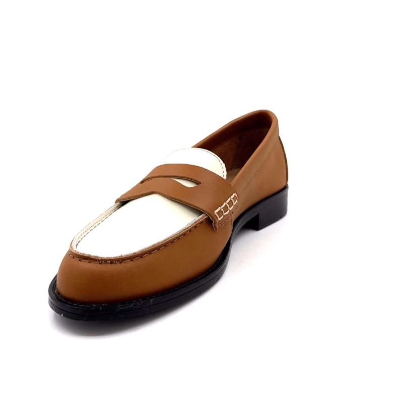 Ivoire 26392 Cuir Camel & Crème 26392 PNA SAINT - VIT NAPPA/PELL Printemps Eté 2025