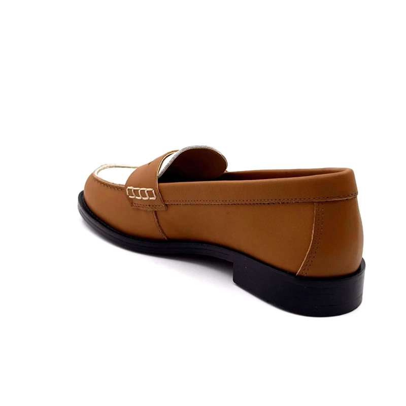 Ivoire 26392 Cuir Camel & Crème 26392 PNA SAINT - VIT NAPPA/PELL Printemps Eté 2025