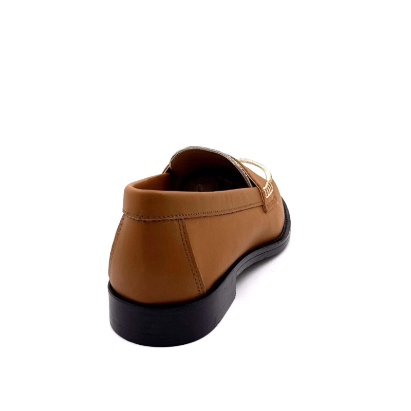 Ivoire 26392 Cuir Camel & Crème 26392 PNA SAINT - VIT NAPPA/PELL Printemps Eté 2025