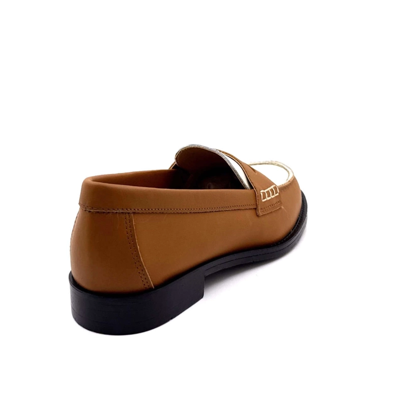Ivoire 26392 Cuir Camel & Crème 26392 PNA SAINT - VIT NAPPA/PELL Printemps Eté 2025