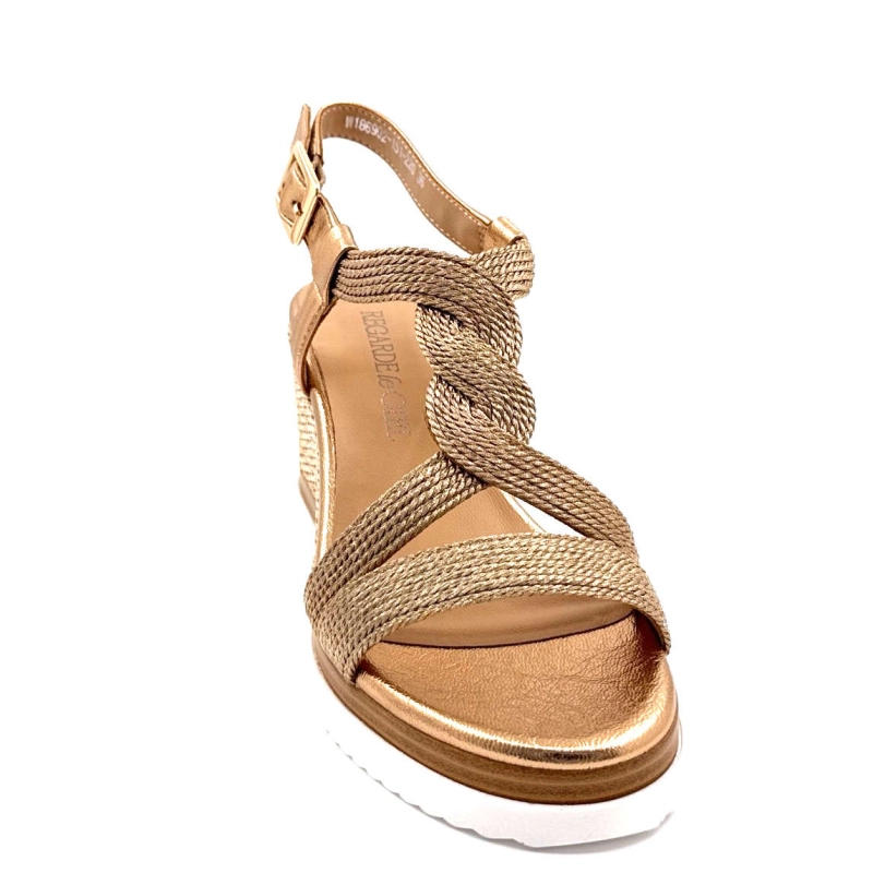 Regarde Le Ciel Madison02 Textile Or Rose MADISON-02 - STRINGIANTARES - 72 Printemps Eté 2025