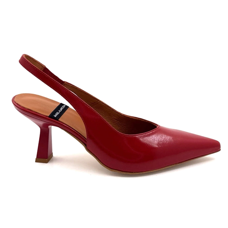 Angel Alarcon 25066 Cuir Glacé Rouge 25066-458E - EGIDIO - ROUGE Printemps Eté 2025