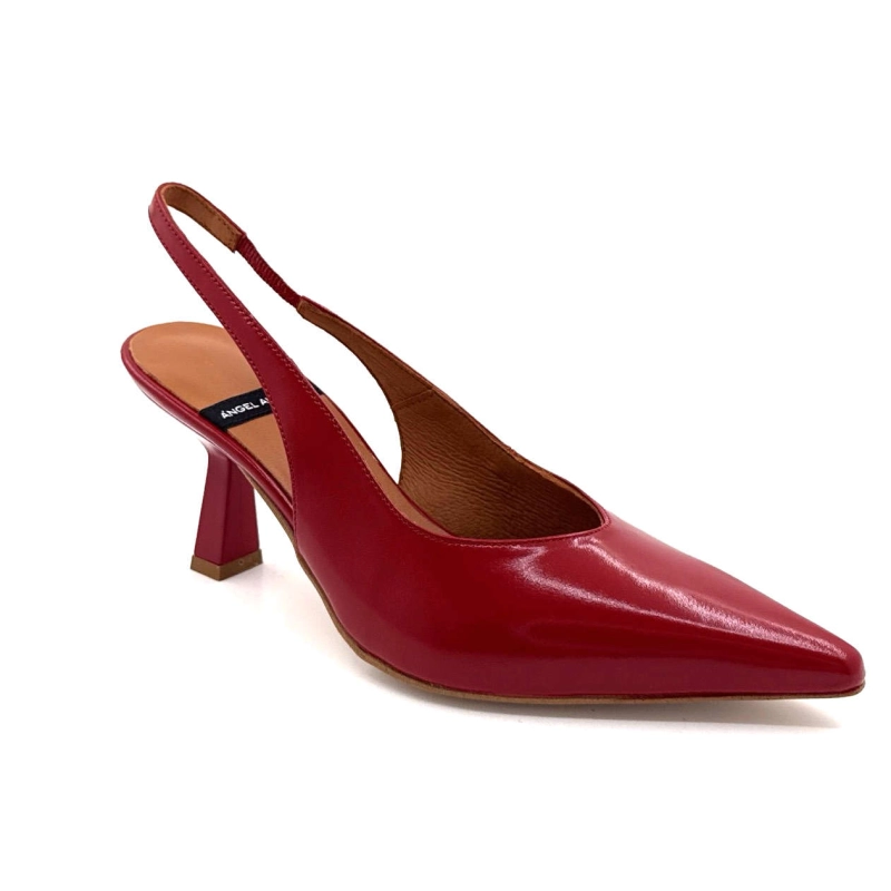 Angel Alarcon 25066 Cuir Glacé Rouge 25066-458E - EGIDIO - ROUGE Printemps Eté 2025
