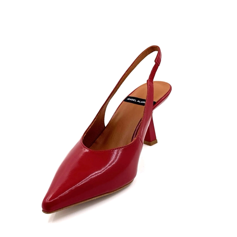 Angel Alarcon 25066 Cuir Glacé Rouge 25066-458E - EGIDIO - ROUGE Printemps Eté 2025