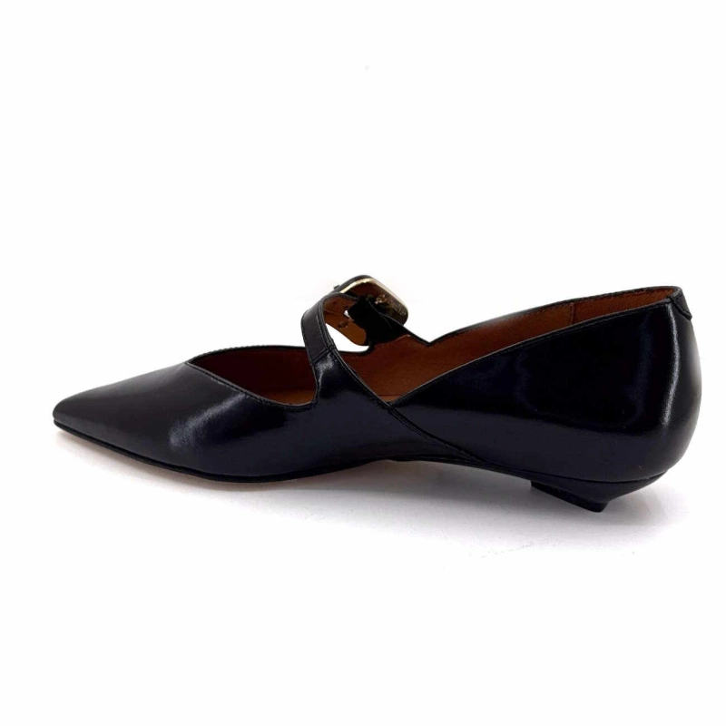 Angel Alarcon 25045 Cuir Glacé Noir 25045-620A - EGIDIO - NERO Printemps Eté 2025