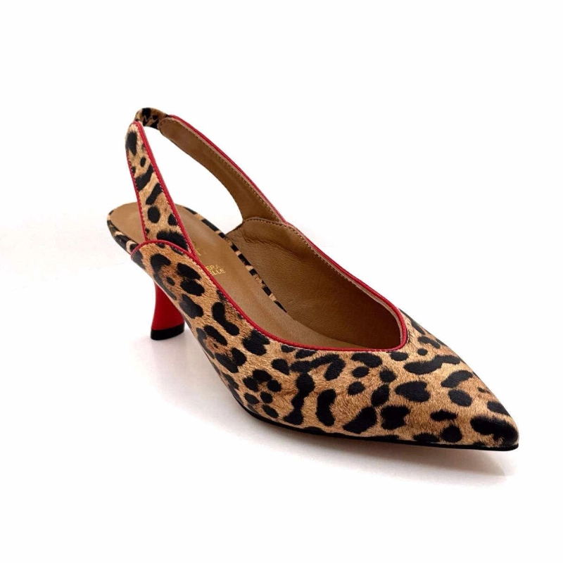 Ivoire 2526 Léo Rouge 2526-2403 - BEIGE LEOPARD Printemps Eté 2025