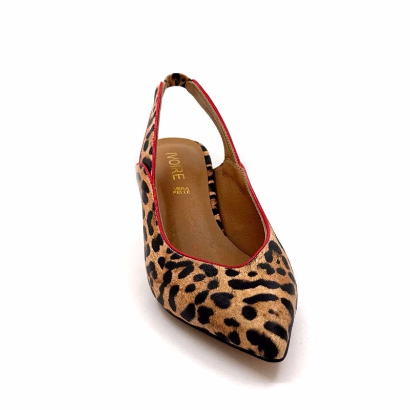 Ivoire 2526 Léo Rouge 2526-2403 - BEIGE LEOPARD Printemps Eté 2025