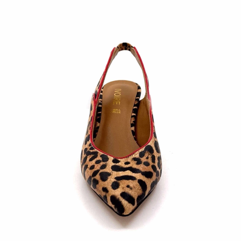 Ivoire 2526 Léo Rouge 2526-2403 - BEIGE LEOPARD Printemps Eté 2025