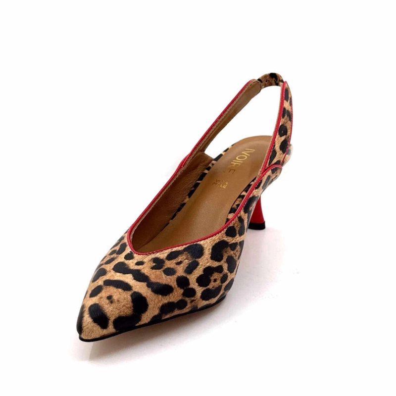 Ivoire 2526 Léo Rouge 2526-2403 - BEIGE LEOPARD Printemps Eté 2025