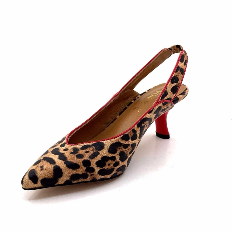 Ivoire 2526 Léo Rouge 2526-2403 - BEIGE LEOPARD Printemps Eté 2025