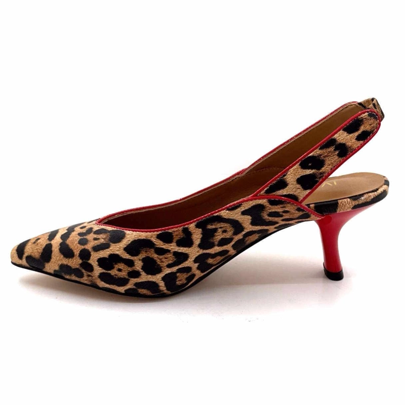Ivoire 2526 Léo Rouge 2526-2403 - BEIGE LEOPARD Printemps Eté 2025