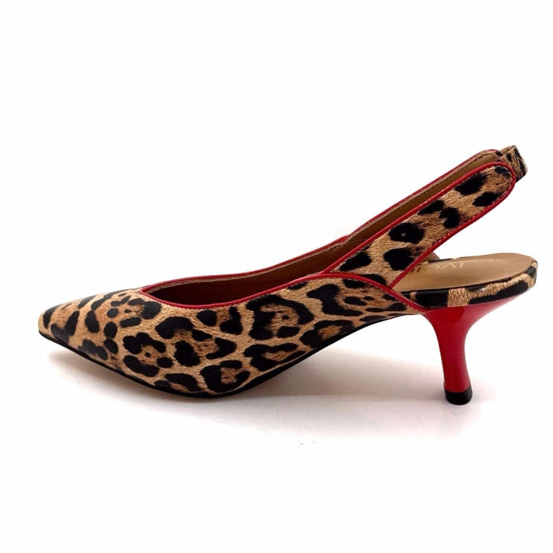 Ivoire 2526 Léo Rouge 2526-2403 - BEIGE LEOPARD Printemps Eté 2025