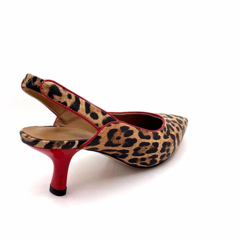 Ivoire 2526 Léo Rouge 2526-2403 - BEIGE LEOPARD Printemps Eté 2025