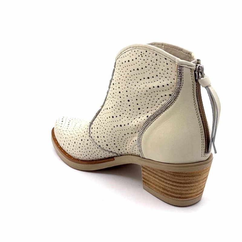 MKD Aki Cuir Blanc Cassé AKI - COMBI 2 - ATENEA POLAR Printemps Eté 2025