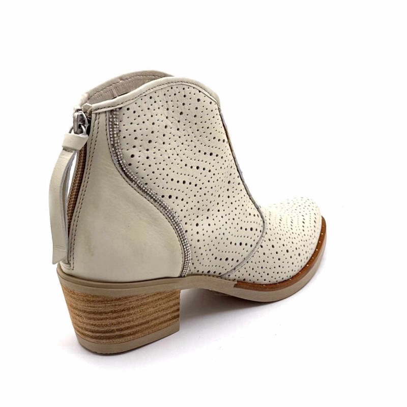 MKD Aki Cuir Blanc Cassé AKI - COMBI 2 - ATENEA POLAR Printemps Eté 2025