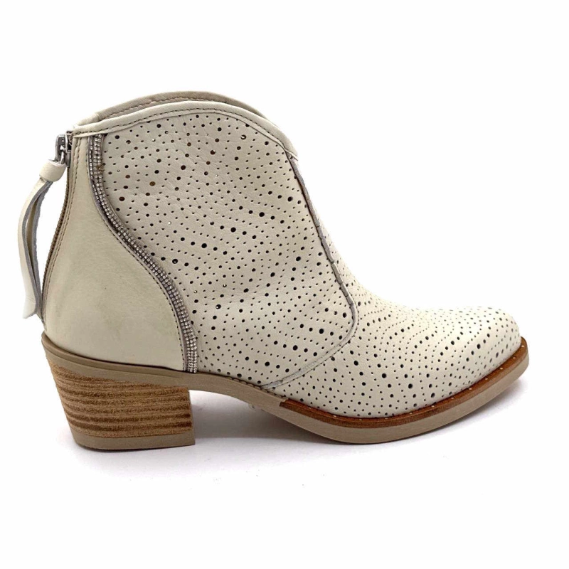 MKD Aki Cuir Blanc Cassé AKI - COMBI 2 - ATENEA POLAR Printemps Eté 2025