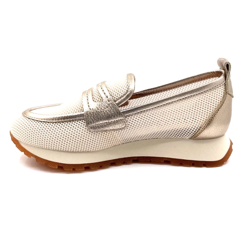 Hispanitas Hv 254043 Textile Crème Or HV 254043 - MELBOURNE V25 LATTE Printemps Eté 2025