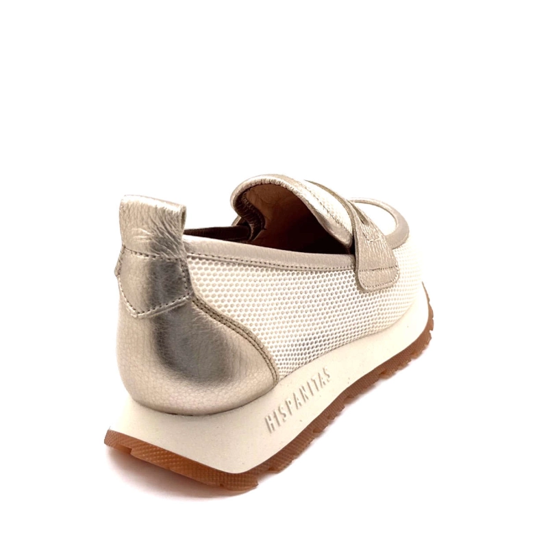 Hispanitas Hv 254043 Textile Crème Or HV 254043 - MELBOURNE V25 LATTE Printemps Eté 2025