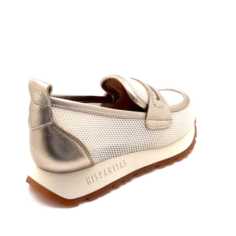 Hispanitas Hv 254043 Textile Crème Or HV 254043 - MELBOURNE V25 LATTE Printemps Eté 2025