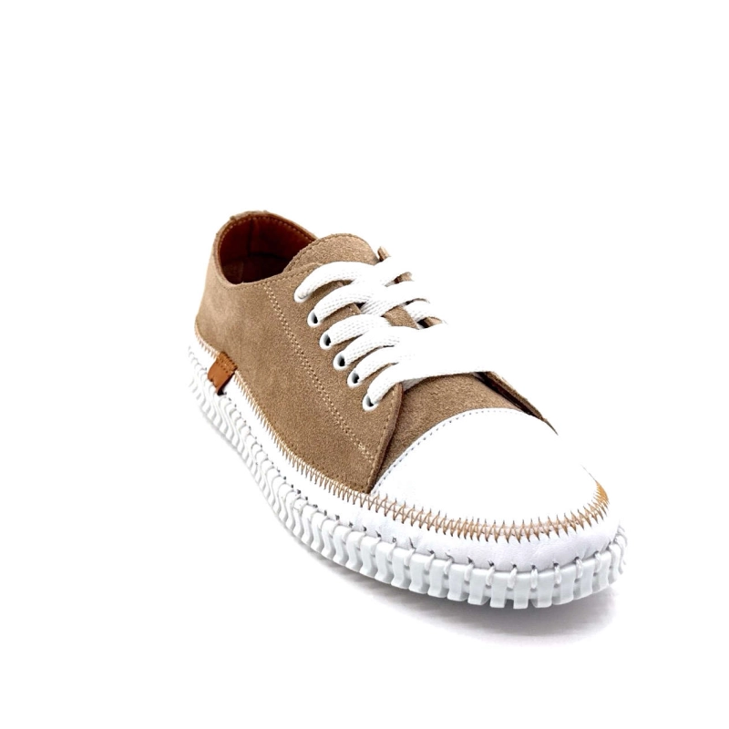 Ivoire 139409 Daim Noisette 139409-1 - BISKUVI- SUET Printemps Eté 2025