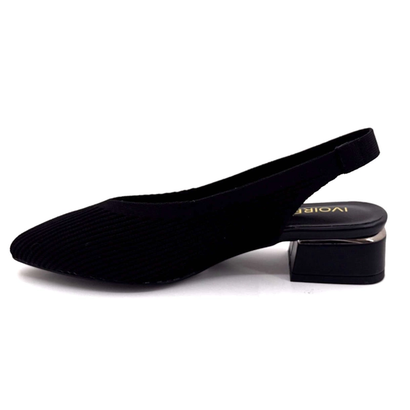 Ivoire 2487-89 Textile Noir 2487-89 - NOIR Printemps Eté 2025