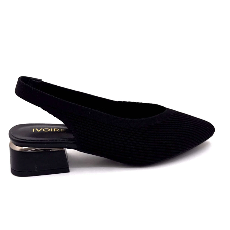 Ivoire 2487-89 Textile Noir 2487-89 - NOIR Printemps Eté 2025