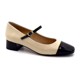 Ivoire 2301 Vernis Beige & Noir HH2301-29 - BEIGE / BLACK Printemps Eté 2025