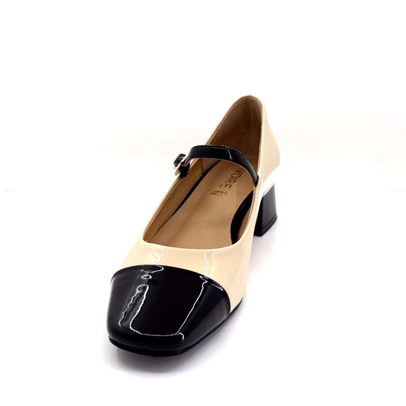 Ivoire 2301 Vernis Beige & Noir HH2301-29 - BEIGE / BLACK Printemps Eté 2025