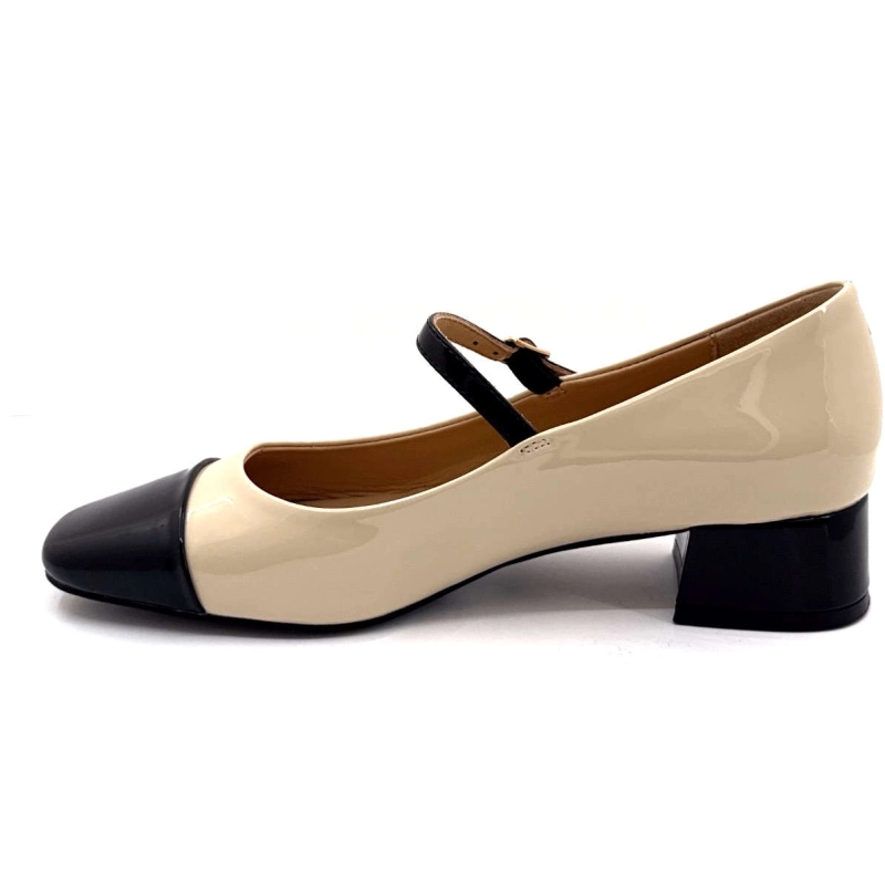 Ivoire 2301 Vernis Beige & Noir HH2301-29 - BEIGE / BLACK Printemps Eté 2025