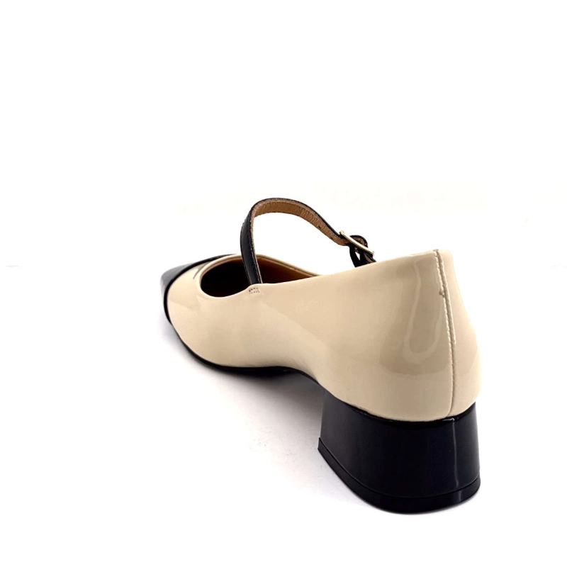 Ivoire 2301 Vernis Beige & Noir HH2301-29 - BEIGE / BLACK Printemps Eté 2025