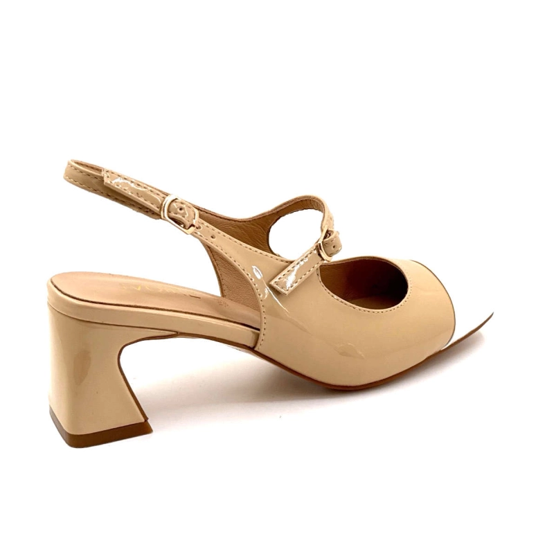 Ivoire L42902 Vernis Beige & Blanc L42902-01 - BEIGE / WHITE Printemps Eté 2025