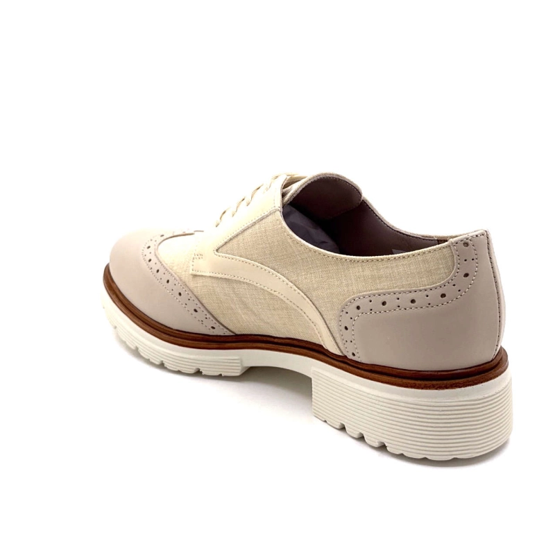 Ivoire 8B5601 Cuir & Textile Beige Panna 8B5601 - NAPPA PELLE SOFIA PANNA Printemps Eté 2025