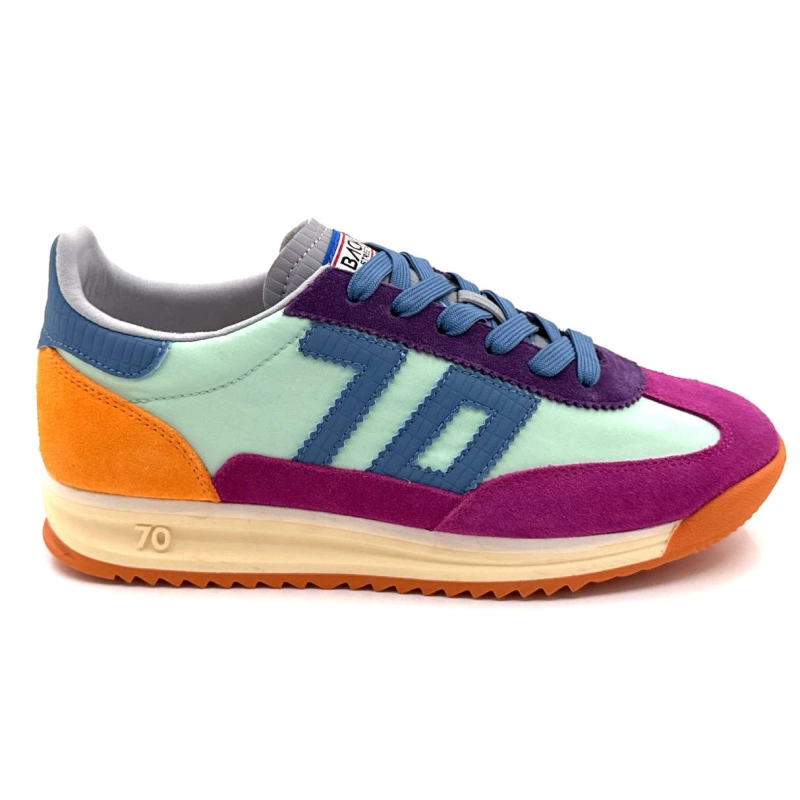 Back 70 Jogger 59 Daim Fushia Orange Textile Bleu Ciel JOGGER 59 - MULTI FUXIA / ORANGE Printemps Eté 2025