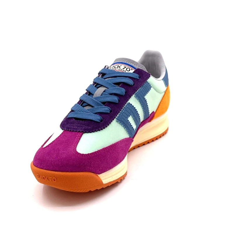 Back 70 Jogger 59 Daim Fushia Orange Textile Bleu Ciel JOGGER 59 - MULTI FUXIA / ORANGE Printemps Eté 2025