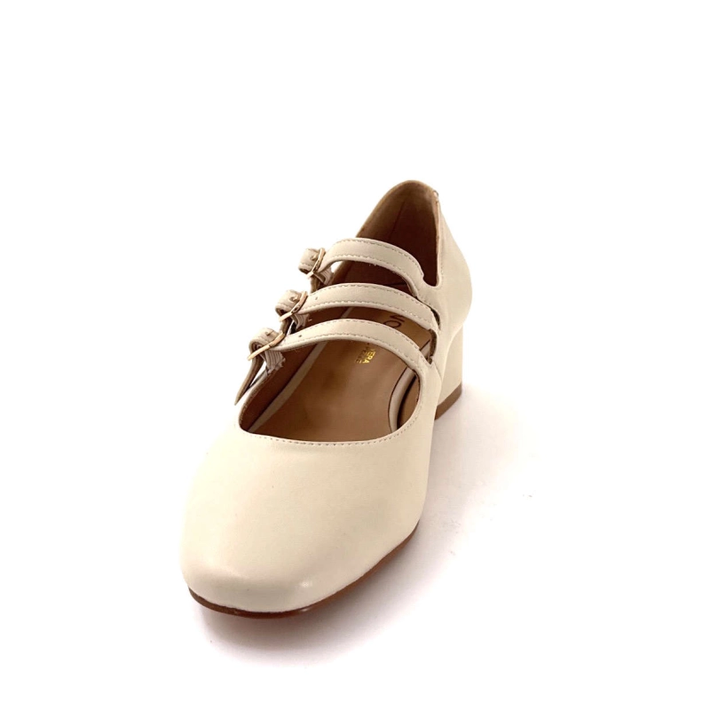 Ivoire 2536 Cuir Off White 2536-01 - OFF WHITE Printemps Eté 2025